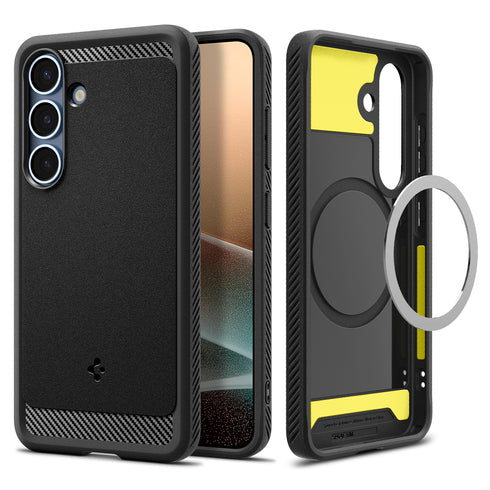 Spigen Galaxy S25 Case – Rugged Armor (MagFit)